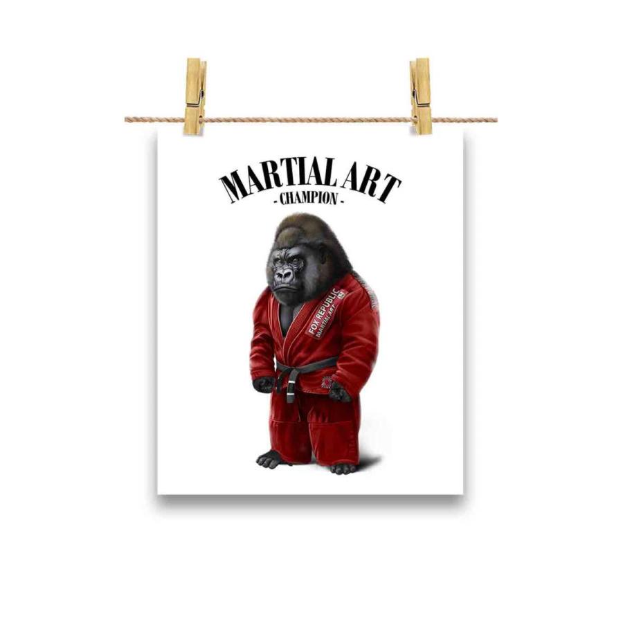 ポスター ゴリラ 柔道 柔道着 筋肉 筋トレ チャンピオン By Fox Republic Poster Gorilla Set13 Fox Republic 通販 Yahoo ショッピング