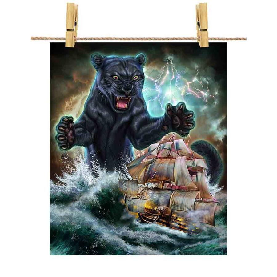 【新品】ヒョウ(豹)強化ガラス ガラスアート ポスター フレーム付き 新品】ヒョウ(豹)強化ガラス ガラスアート ポスター フレーム付き