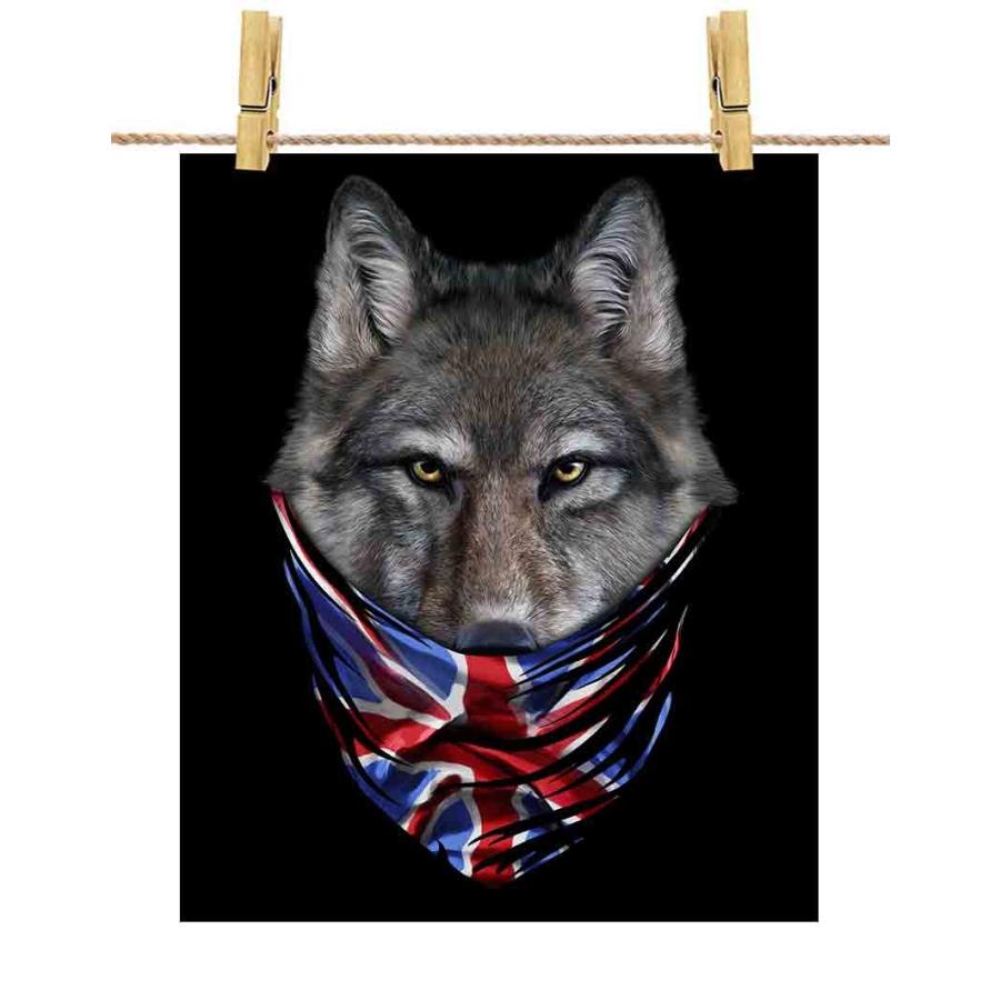 ポスター A4 狼 オオカミ イギリス by Fox Republic : FOX ポスター A4 狼 オオカミ イギリス by Fox Republic : FOX
