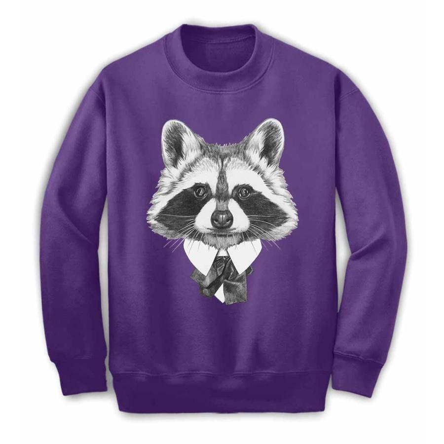 タヌキ アライグマ スーツ 動物】メンズ スウェット スエット