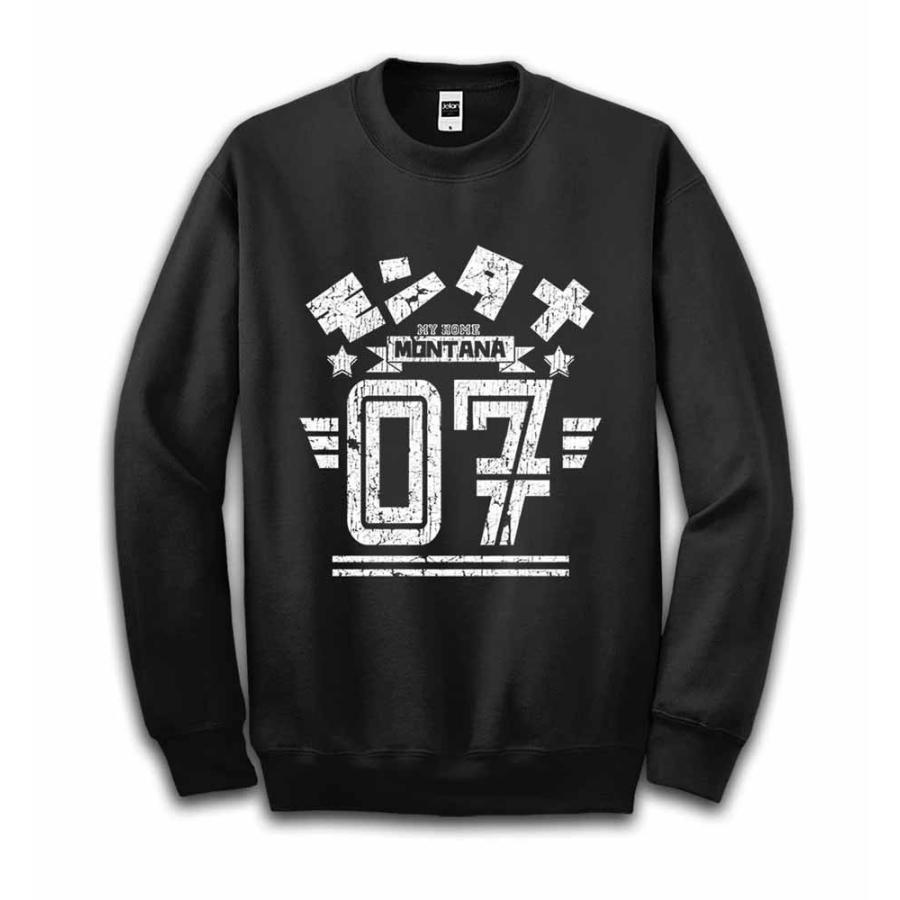 モンタナ・アメリカ・ロゴ】メンズ スウェット スエット トレーナー