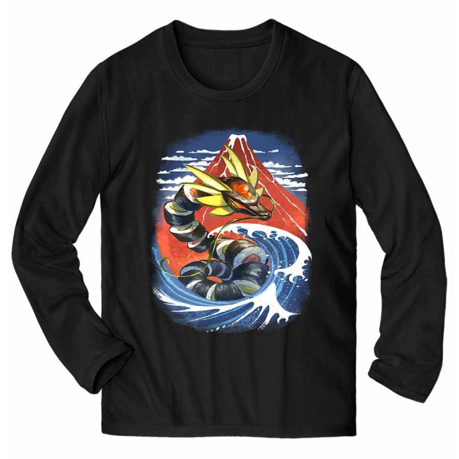 メンズ Tシャツ 長袖 寿司 ドラゴン すし いくら by Fox Republic