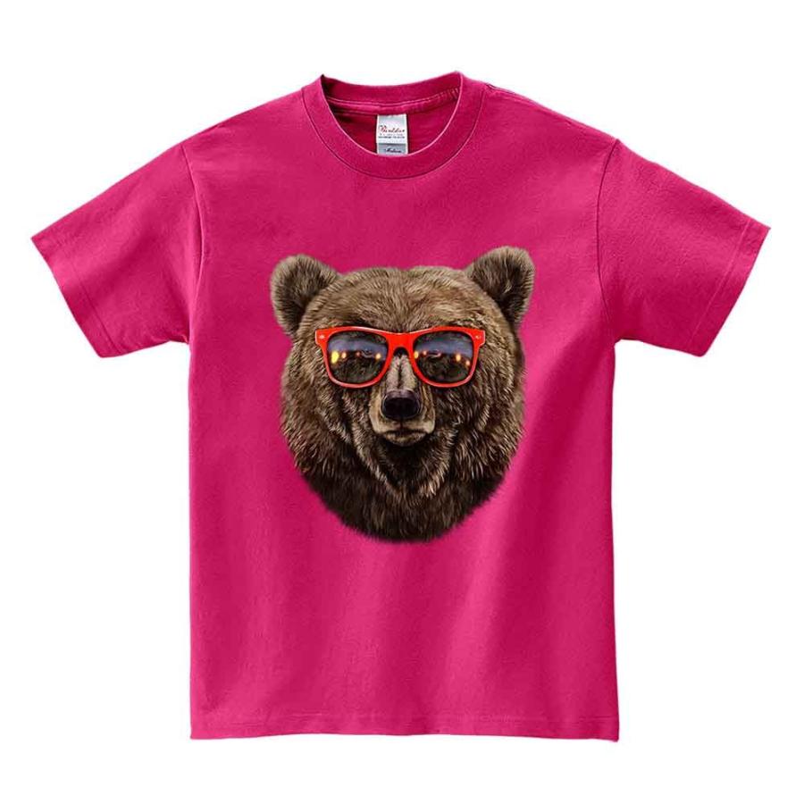 グリズリーベア・クマ・熊・サングラス 】メンズ 半袖 Tシャツ : FOX