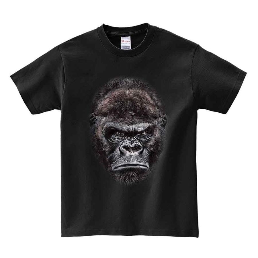 ゴリラの顔 メンズ 半袖 Tシャツ ブラック Unisex Ss Big9 Fox Republic 通販 Yahoo ショッピング