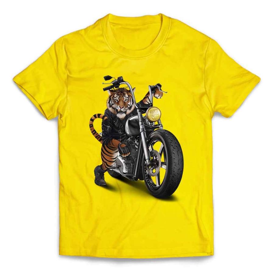 メンズ Tシャツ 半袖 トラ 虎 バイク バイカー by Fox Republic : FOX