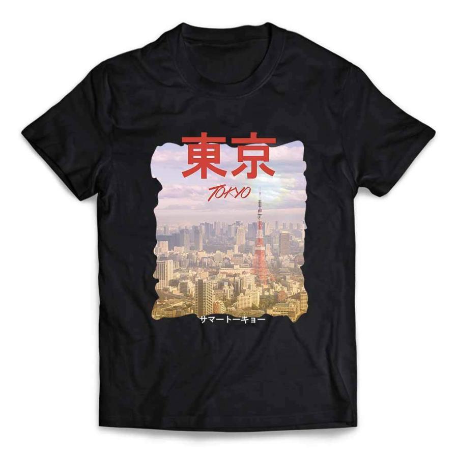 メンズ Tシャツ 半袖 東京 TOKYO ブラシ by Fox Republic｜foxrepublic