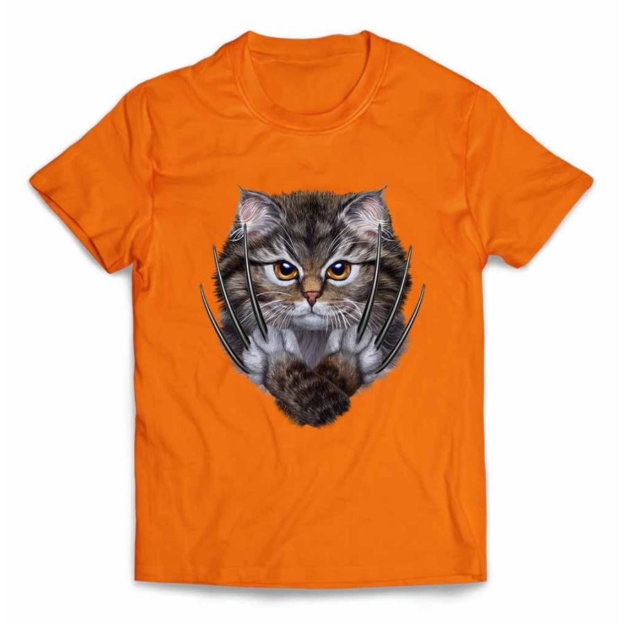 サイベリアン ねこ 爪】メンズ 半袖 Tシャツ by Fox Republic : FOX