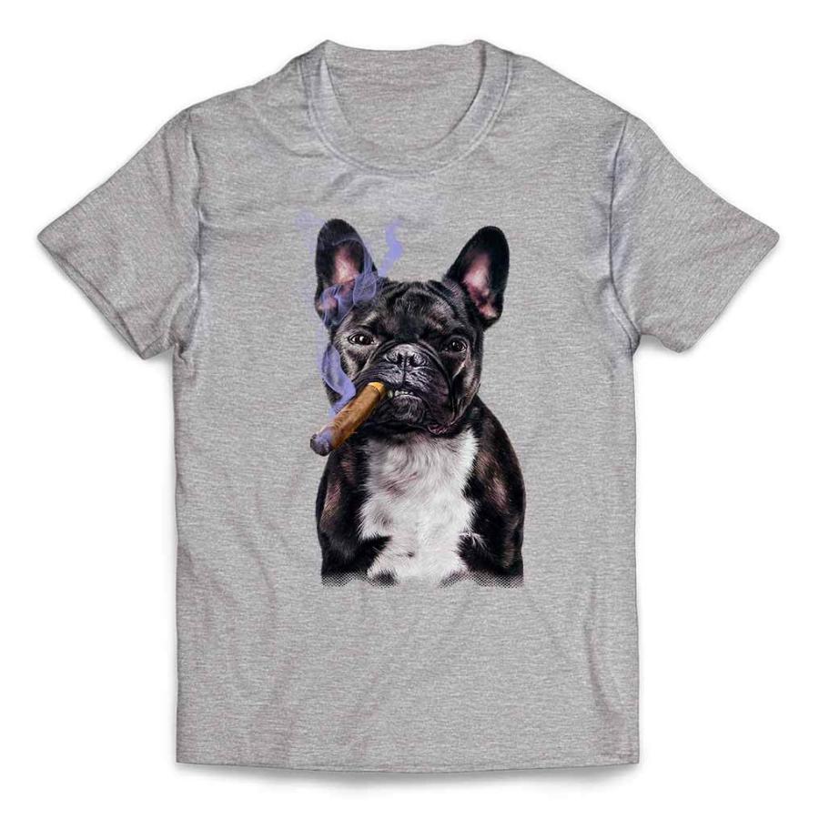 煙草を吸うブルドッグ 犬 たばこ メンズ 半袖 Tシャツ Unisex Ss Cigar5 Fox Republic 通販 Yahoo ショッピング