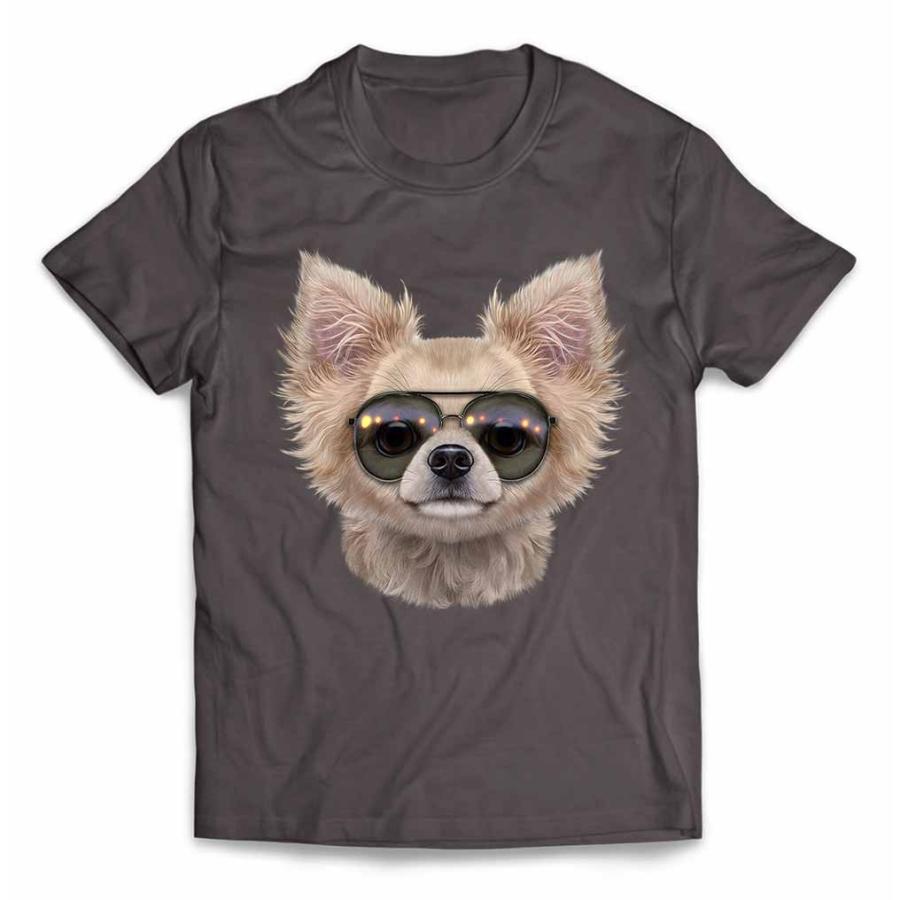 チワワ ドッグ 犬 いぬ サングラス】メンズ 半袖 Tシャツ by Fox