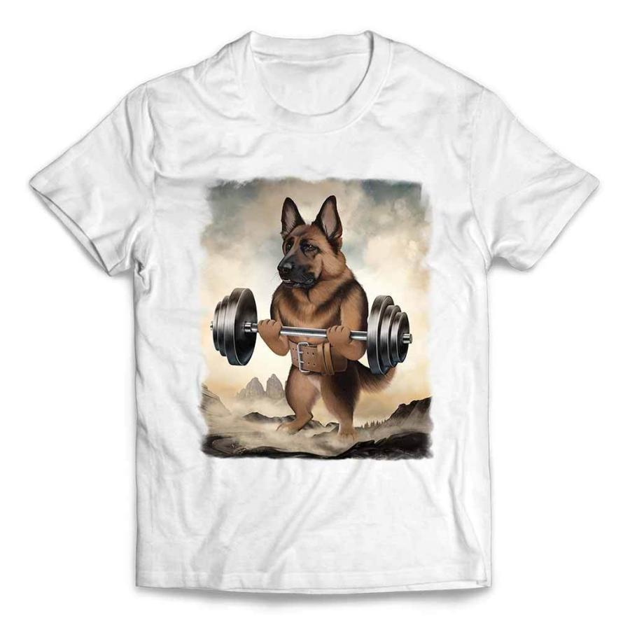 メンズ Tシャツ 半袖 ジャーマンシェパード 犬 いぬ 筋トレ 筋肉 ウエイトリフティング By Fox Republic Unisex Ss German Set3 Fox Republic 通販 Yahoo ショッピング