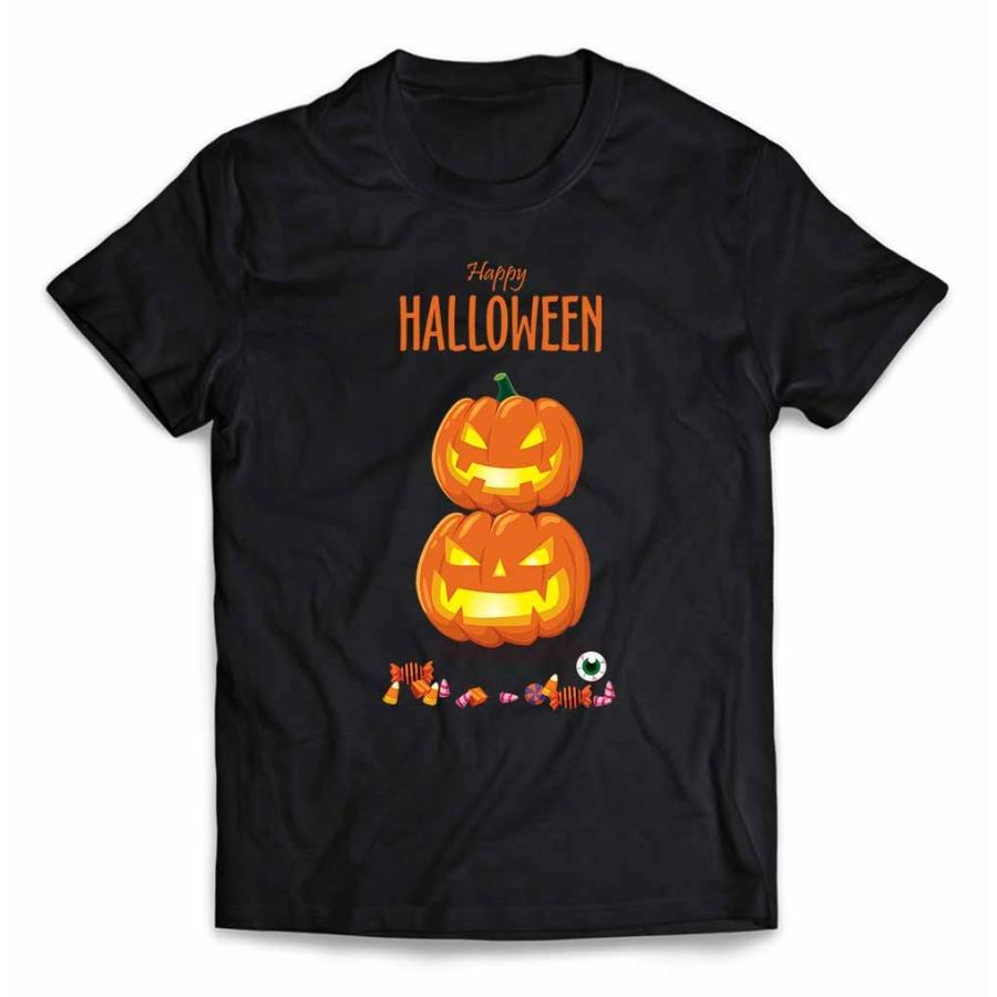メンズ Tシャツ 半袖 ジャックオーランタン おばけ かぼちゃ
