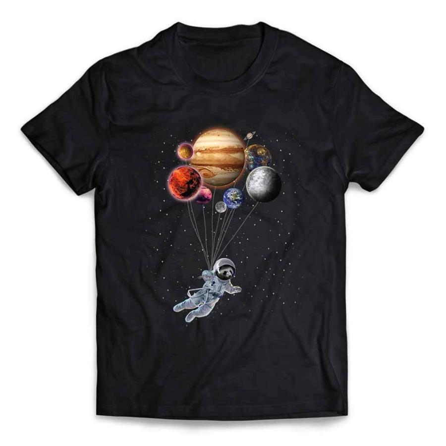 メンズ Tシャツ 半袖 パンダ 宇宙飛行士 宇宙 惑星 by Fox Republic