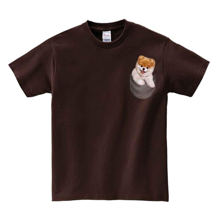 ポケットに入った柴犬 】メンズ 半袖 Tシャツ : FOX REPUBLIC