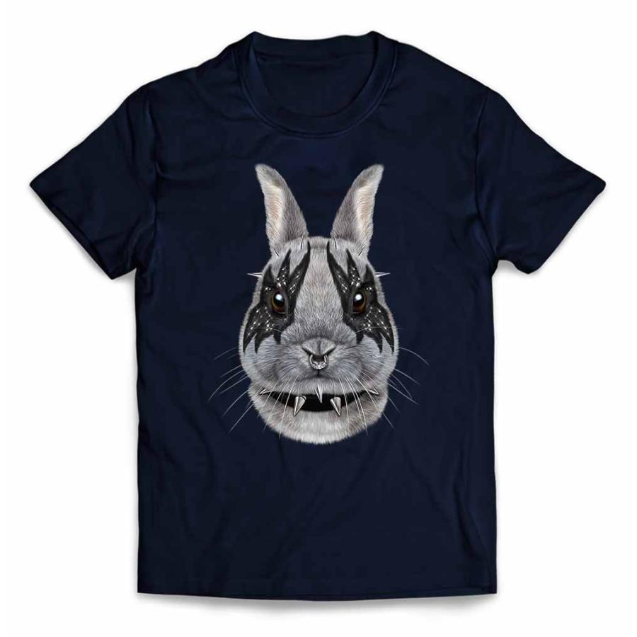 ★ELF SACK★ ショート丈 ロゴ うさぎ プリント Ｔシャツ/送料込 ☆ELF SACK☆ ショート丈 ロゴ うさぎ プリント Tシャツ/送料込