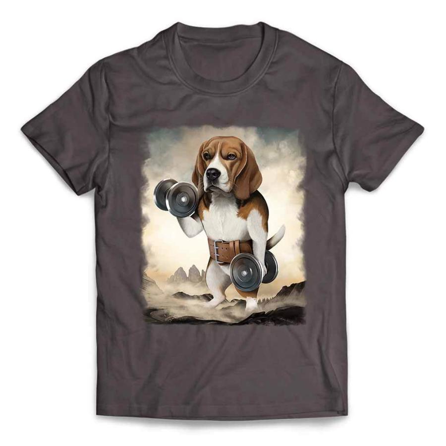 レディース Tシャツ 半袖 ビーグル 犬 ダンベル 筋トレ 筋肉 モンスター 巨大 By Fox Republic W Ss Ps Beagle Set1 Fox Republic 通販 Yahoo ショッピング