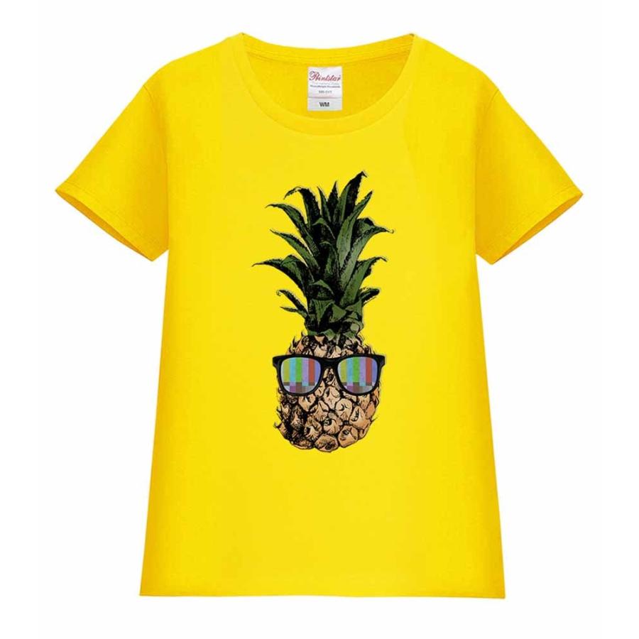 サングラスをかけたパイナップル レディース 半袖 Tシャツ W Ss Ps Fruits18 Fox Republic 通販 Yahoo ショッピング