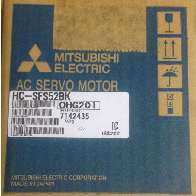 新品　MITSUBISHI　三菱電機　HC-SFS52BK　サーボモーター　保証