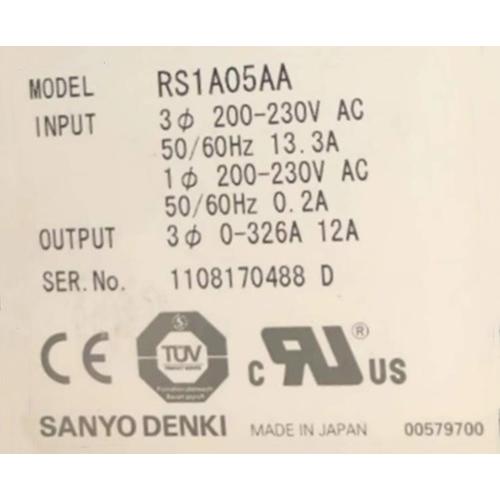 新品 SANYO 三洋電機 RS1A05AA サーボドライブ 保証