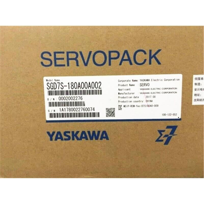 新品　YASKAWA　安川電機　サーボドライバー　保証　SGD7S-180A00A002