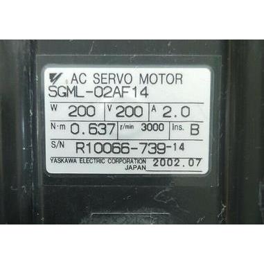 新品 YASKAWA 安川電機 SGML-02AF14 サーボモーター 保証