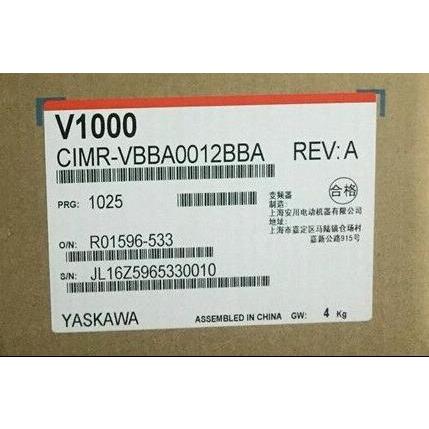 新品　YASKAWA　安川電機　インバーター　保証　CIMR-VBBA0012BAA