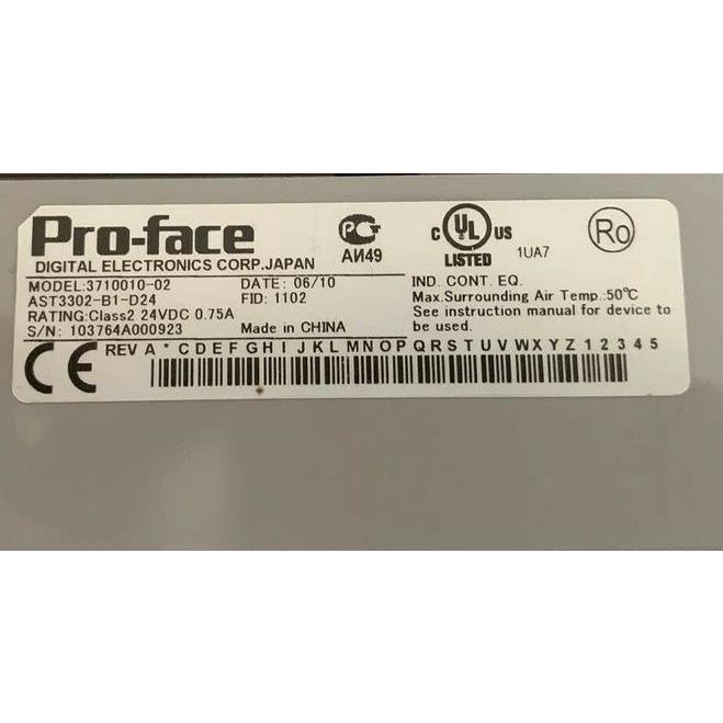 新品 Proface AST3302-B1-D24 プログラマブル表示器 保証