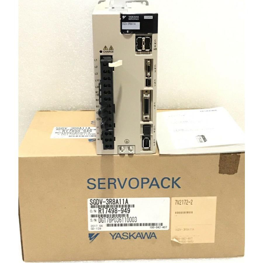 新品　YASKAWA　安川電機　サーボドライバー　保証　SGDV-3R8A11A