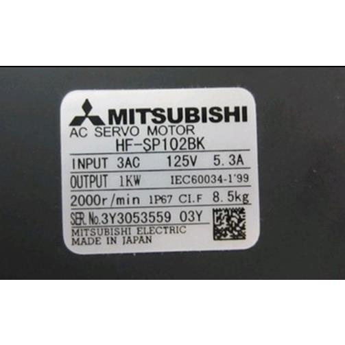 新品　MITSUBISHI　三菱電機　保証　HF-SP102BK　サーボモーター