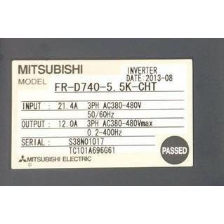 新品 MITSUBISHI 三菱電機 FR-D740-5.5K-CHT 保証 : 012150 : Foya