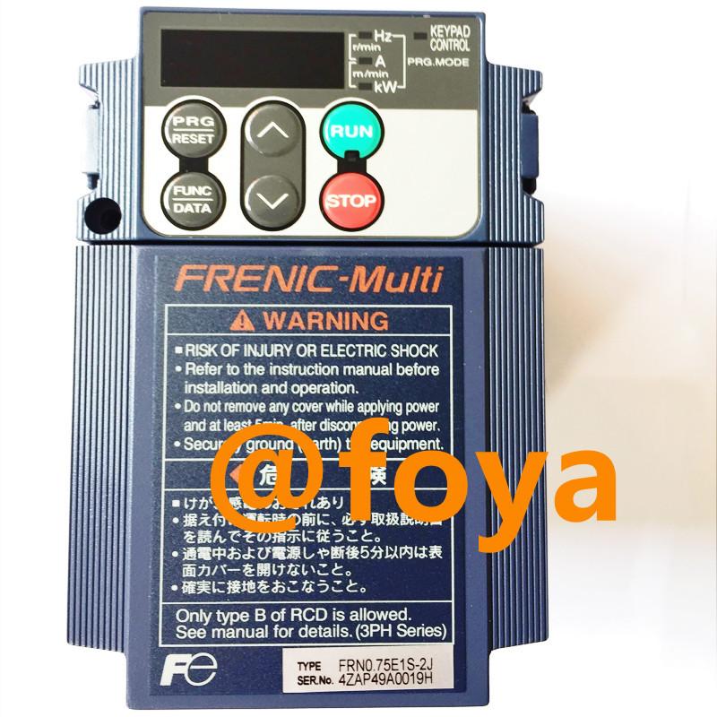 新品 FUJI/富士電機 FRN0.75E1S-2J インバーター-