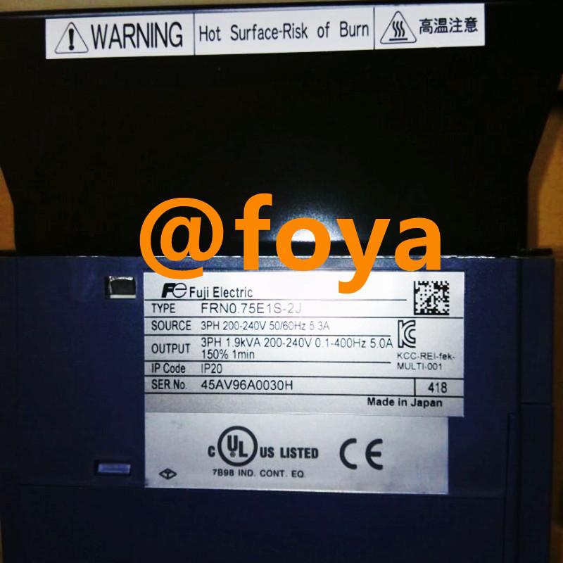 新品 FUJI/富士電機 FRN0.75E1S-2J インバーター-