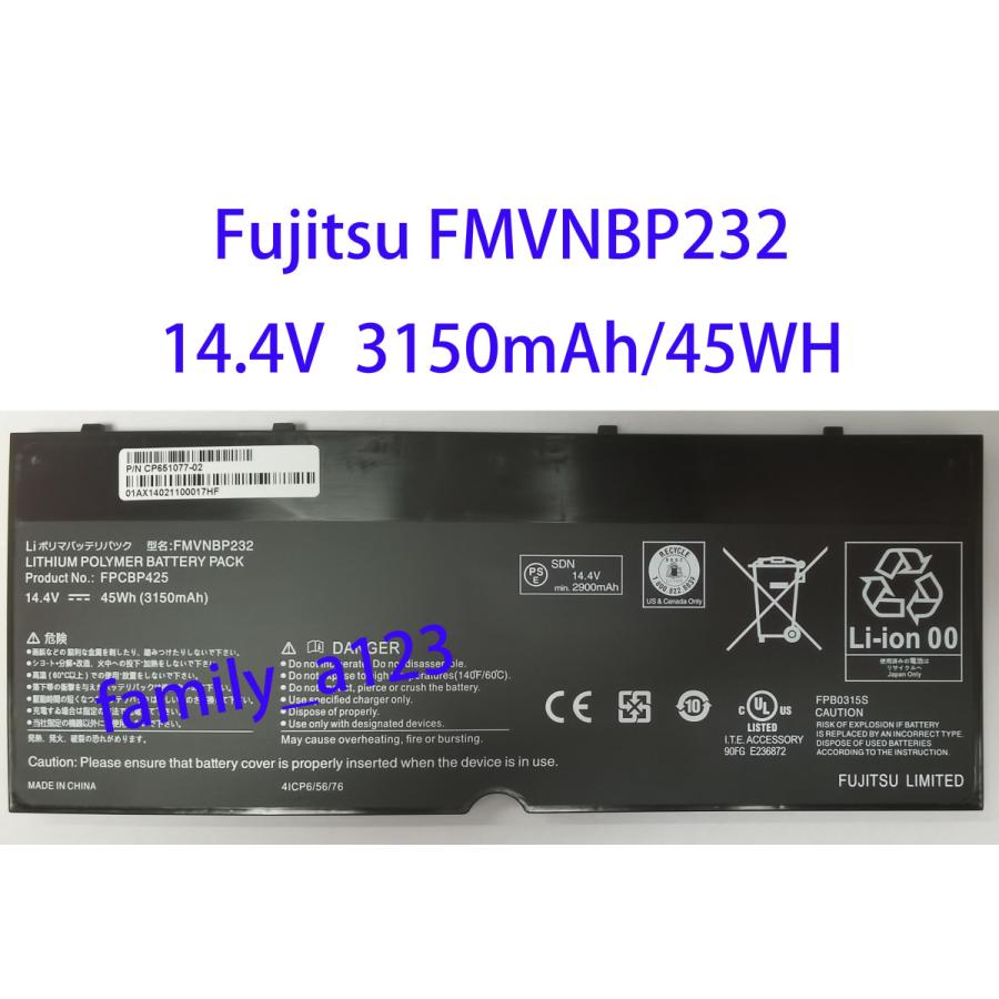 純正 新品 Fujitsu Fmvnbp232 Fpcbp425 適用する Lifebook U745 T935 T904 ノート Pc ノートパソコン 修理交換用バッテリー 14 4v 3150mah 45wh Pse認証済製品 Fujitsu0016 Foyaヤフーショップ 通販 Yahoo ショッピング