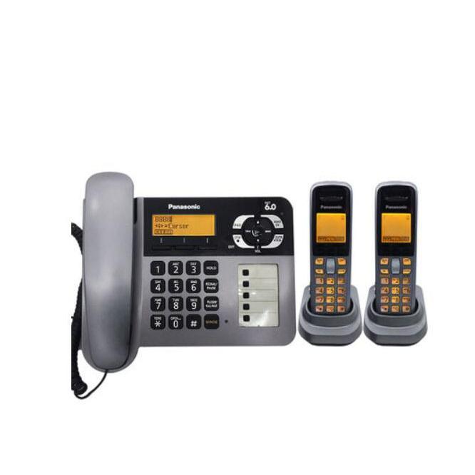 Panasonic コードレス電話機 母機1台 子機2台 Kx Tg1060b シルバー 海外製品 Panasonic Foyaヤフーショップ 通販 Yahoo ショッピング