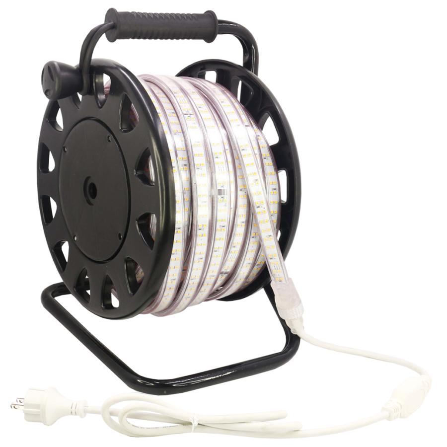 中古　LEDテープライト 200V専用 20m（1本） ジョイントもできます。 LEDテープライト20M温度センサー付き（NEXcell製 高輝度LEDテープ