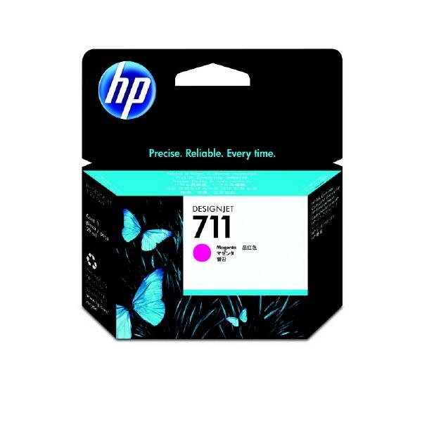 HP711（CZ131A）インクカートリッジ マゼンタ 染料系 29ml 純正品 ※こちらの商品は代引きご利用出来ません。｜fpc