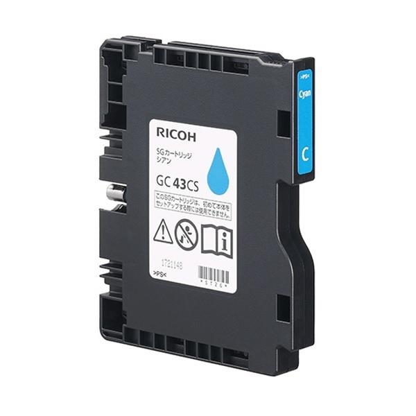 GC43CS SGカートリッジ シアン Sサイズ GC43 インク 純正品（515943）   ※代引はご利用できません | リコー