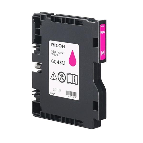 GC43M SGカートリッジ マゼンタ Mサイズ GC43 インク 純正品（515948）   ※代引はご利用できません | リコー