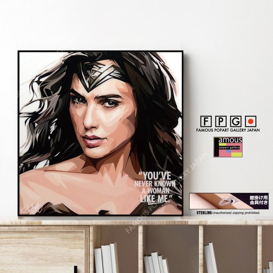 初売り ポップアートパネル インテリア アート ポスター 絵 壁掛け 絵画 Wonder Woman ワンダーウーマン キータタット