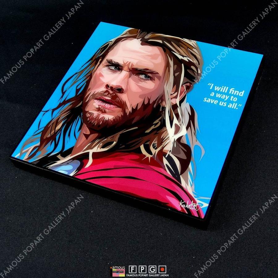 ポップアートパネル インテリア アート ポスター 絵 Thor -Ver.2- ソー キータタット シティケット Sサイズ 即納|fpgjapan|03