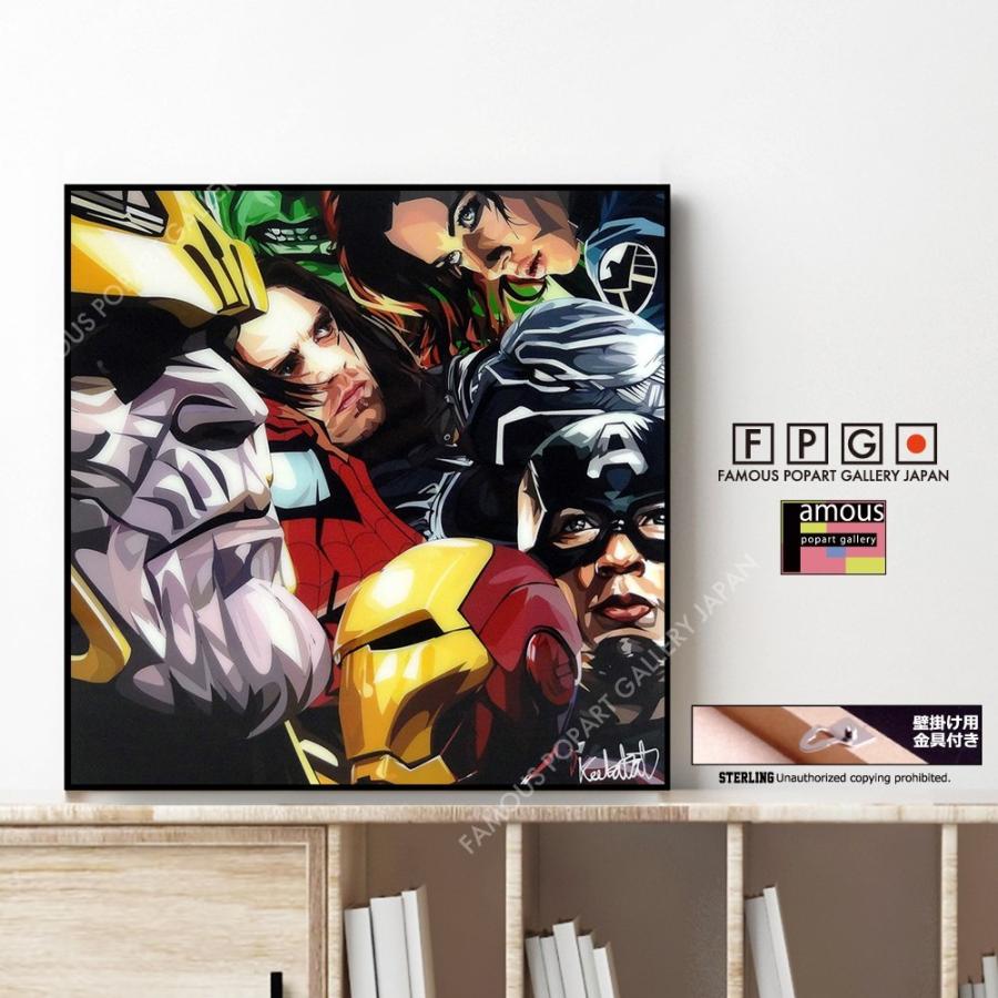ポップアートパネル インテリア アート ポスター 絵 壁掛け 絵画 Infinity War インフィニティ・ウォー キータタット シティケット Sサイズ