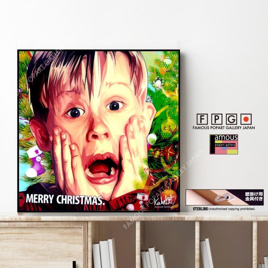 ポップアートパネル インテリア アート ポスター 絵 Home Alone “MERRY