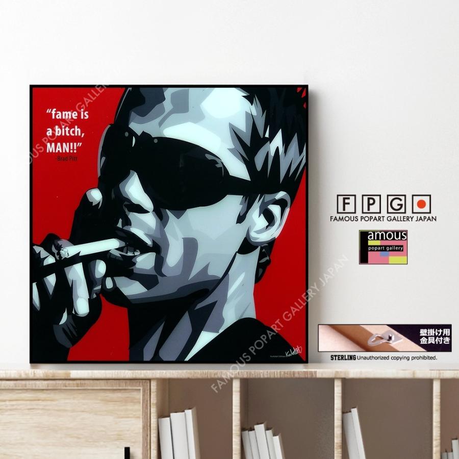 ポップアートパネル インテリア アート ポスター 絵 Brad Pitt ピット シティケット 販売期間 限定のお得なタイムセール ブラッド 即納 Sサイズ 最大76%OFFクーポン キータタット