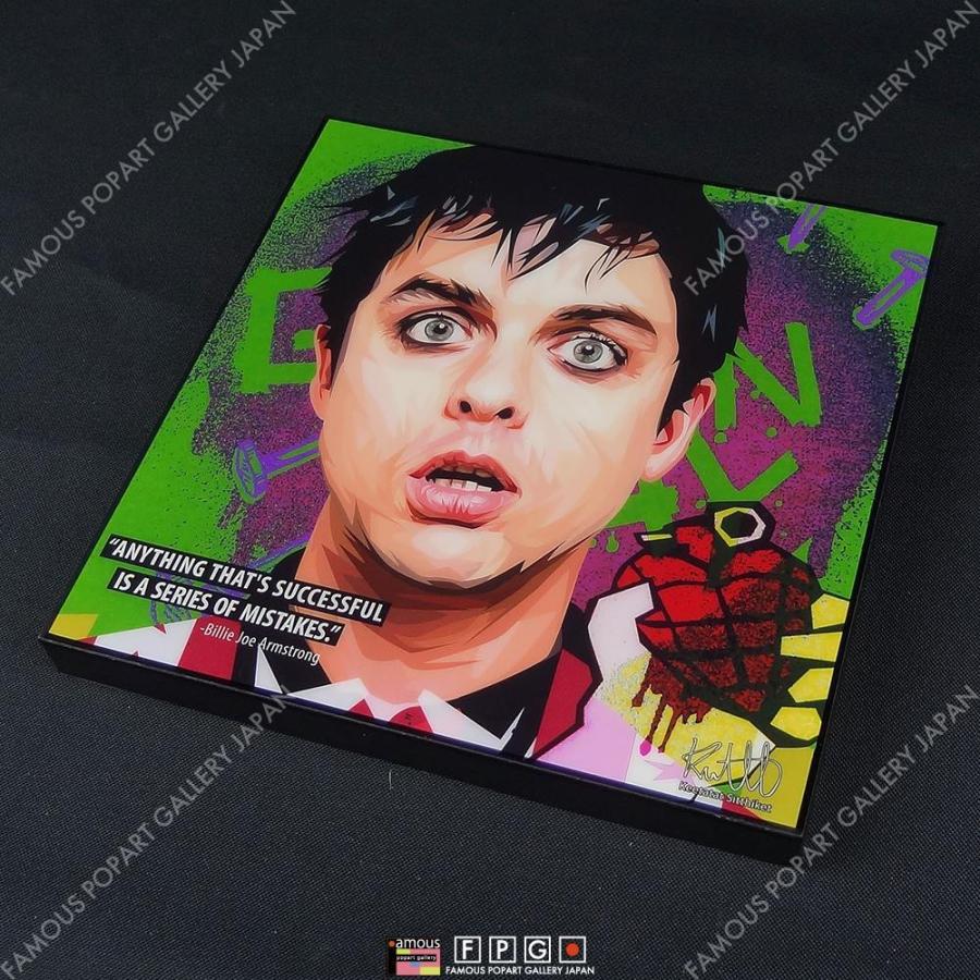 ポップアートパネル インテリア アート ポスター 絵 壁掛け 絵画 Billie Joe Green Day ビリー ジョー グリーン デイ キータタット シティケット Sサイズ Papm 216 Famous Popart Gallery Japan 通販 Yahoo ショッピング