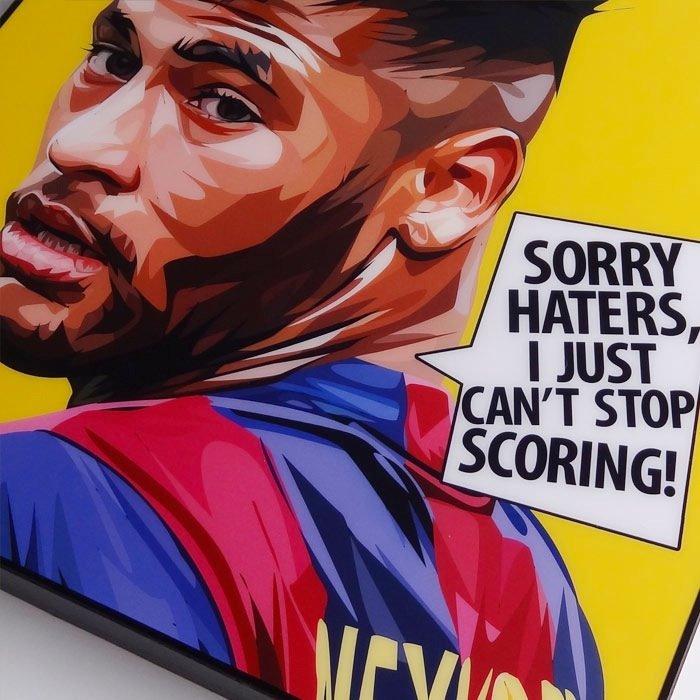 ポップアートパネル インテリア アート ポスター 絵 ネイマール