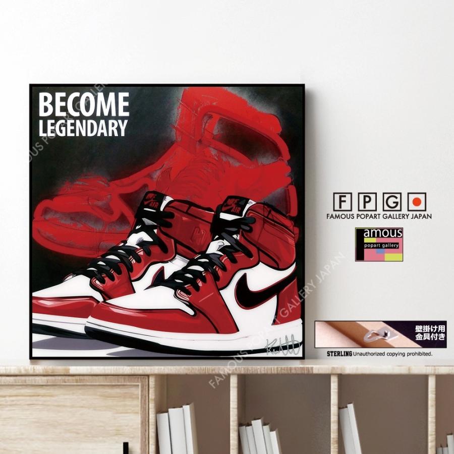 ポップアートパネル インテリア アート ポスター 絵 Become Legendary Air Jordan1 エアジョーダン1 キータタット シティケット Sサイズ 即納 Papsh 001 Famous Popart Gallery Japan 通販 Yahoo ショッピング