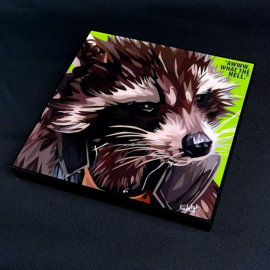 ポップアートパネル インテリア アート ポスター 絵 Rocket ロケット ラクーン キータタット シティケット Mサイズ 予約 Ympape Mv052 Famous Popart Gallery Japan 通販 Yahoo ショッピング