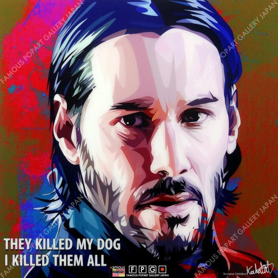 ポップアートパネル インテリア アート ポスター 絵 John Wick Ver2 ジョン ウィック キータタット シティケット Mサイズ 予約 Ympape Ot072 Famous Popart Gallery Japan 通販 Yahoo ショッピング