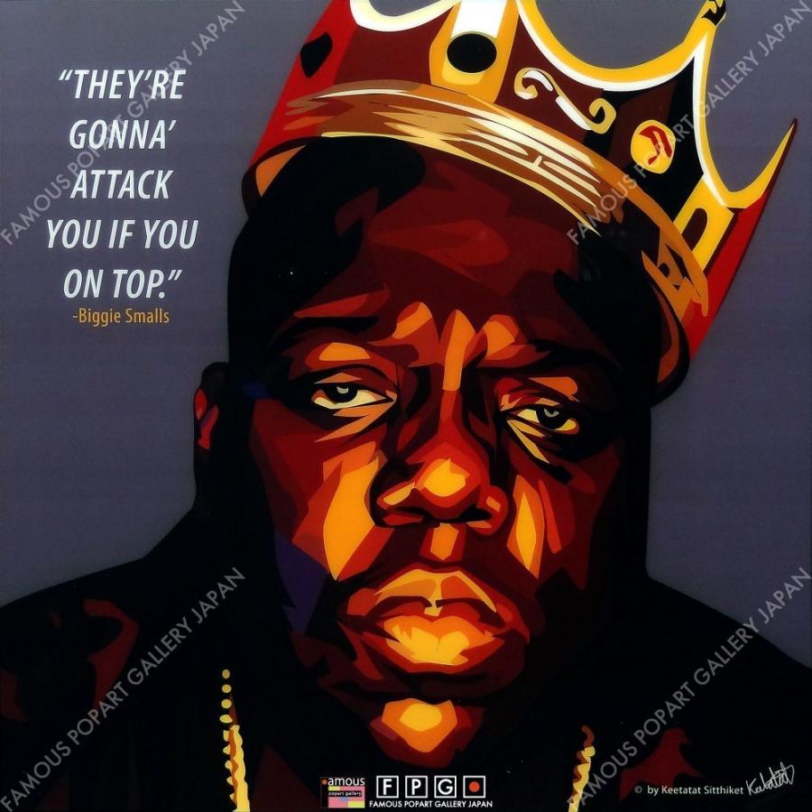 ポップアートパネル インテリア アート ポスター 絵 BIGGIE SMALLS