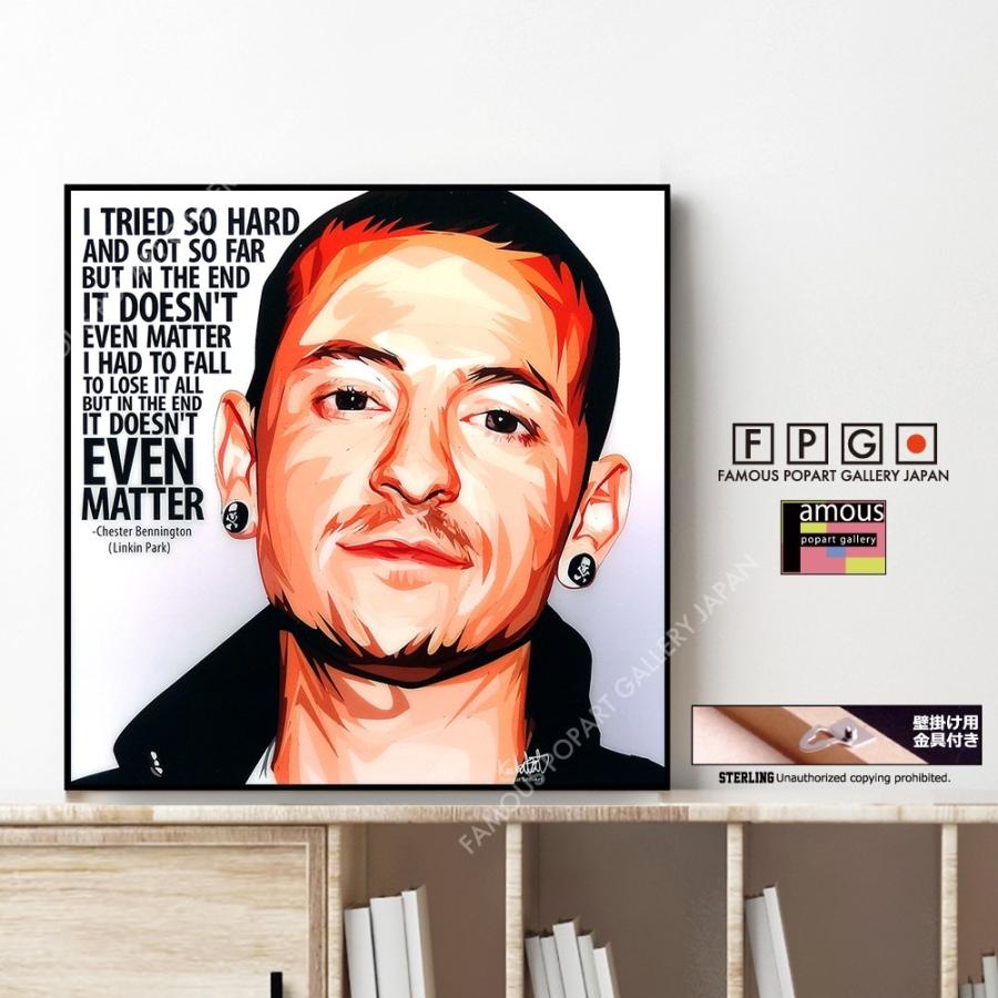 激安通販ショッピング ポップアートパネル インテリア アート ポスター 絵 壁掛け 絵画 Chester Bennington チェスター ベニントン
