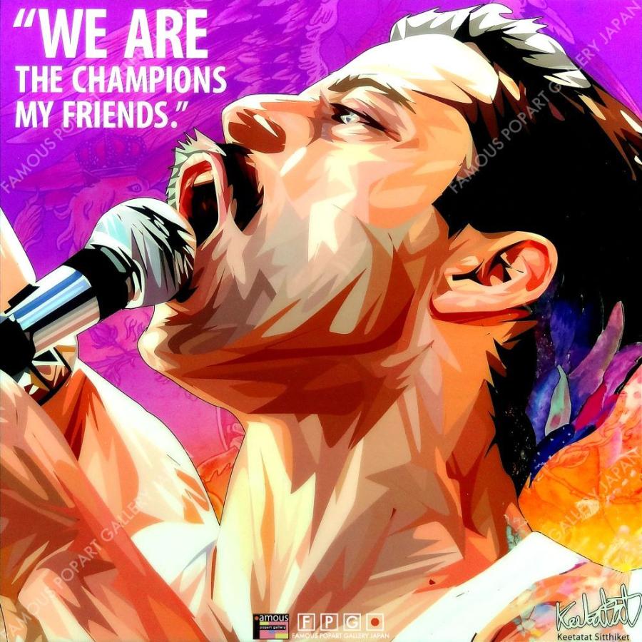 QUEEN　フレディマーキュリー　フォトフレーム　ポスター　アート　パネル 楽天市場】アートパネル 特大52cmサイズ☆ Freddie Mercury